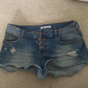 Billabong cutoff shorts